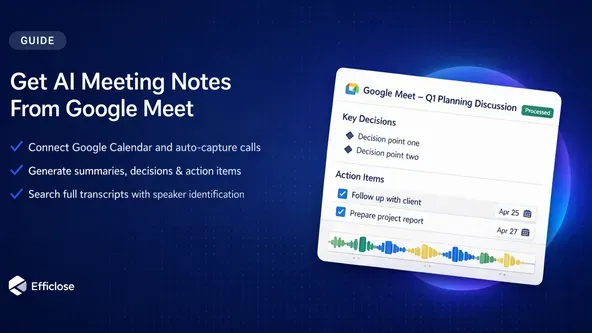 How to Get Meeting Insights from Google Meet Meetings