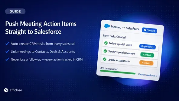How to Create Action Items from Meeting Notes in Salesforce